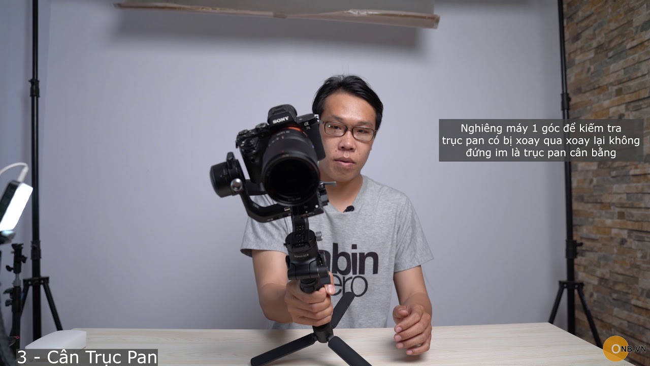 Hướng dẫn Cân Gimbal Ronin RSC2 - Balance RS2 - RSC2