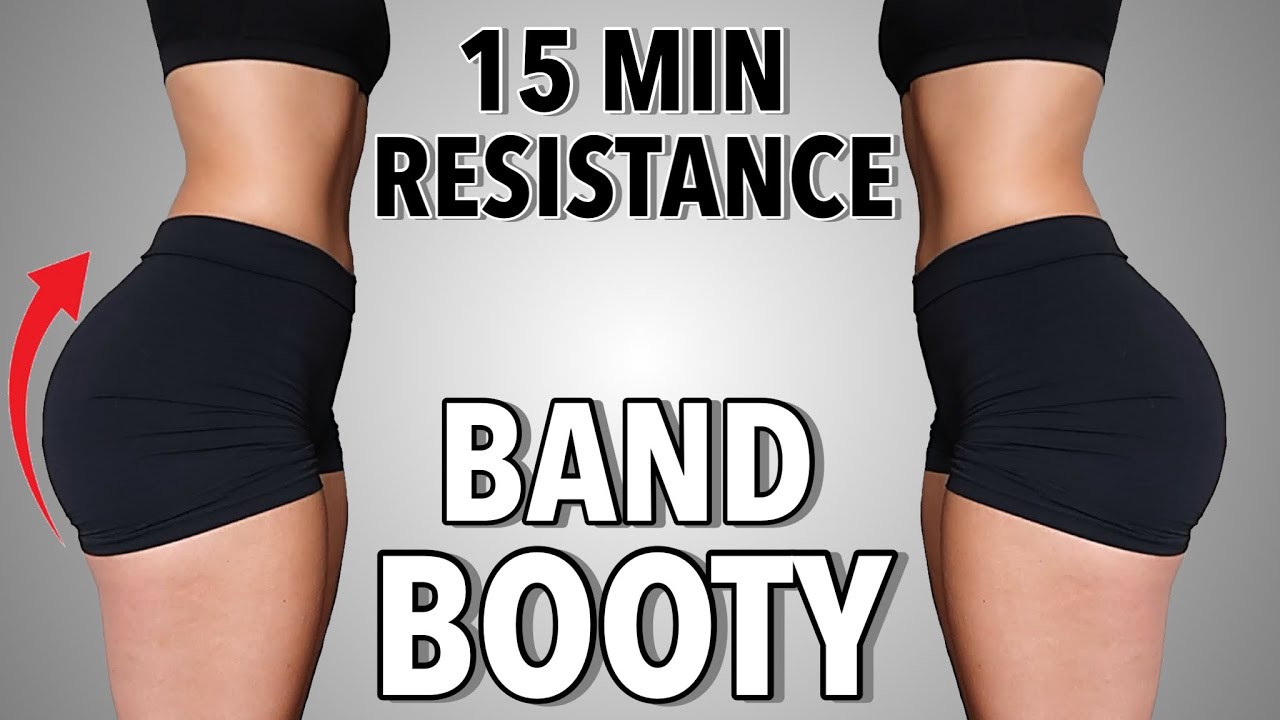 15 MIN GLUTE WORKOUT | Resistance Band Booty Workout - Grow your Glutes at Home