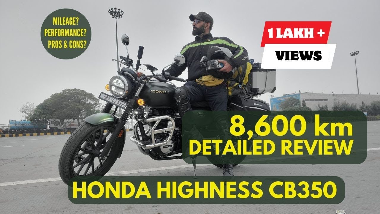 Honda Highness CB350 8600 km detailed review! #highness #bikereview #ghumakkadbhatia