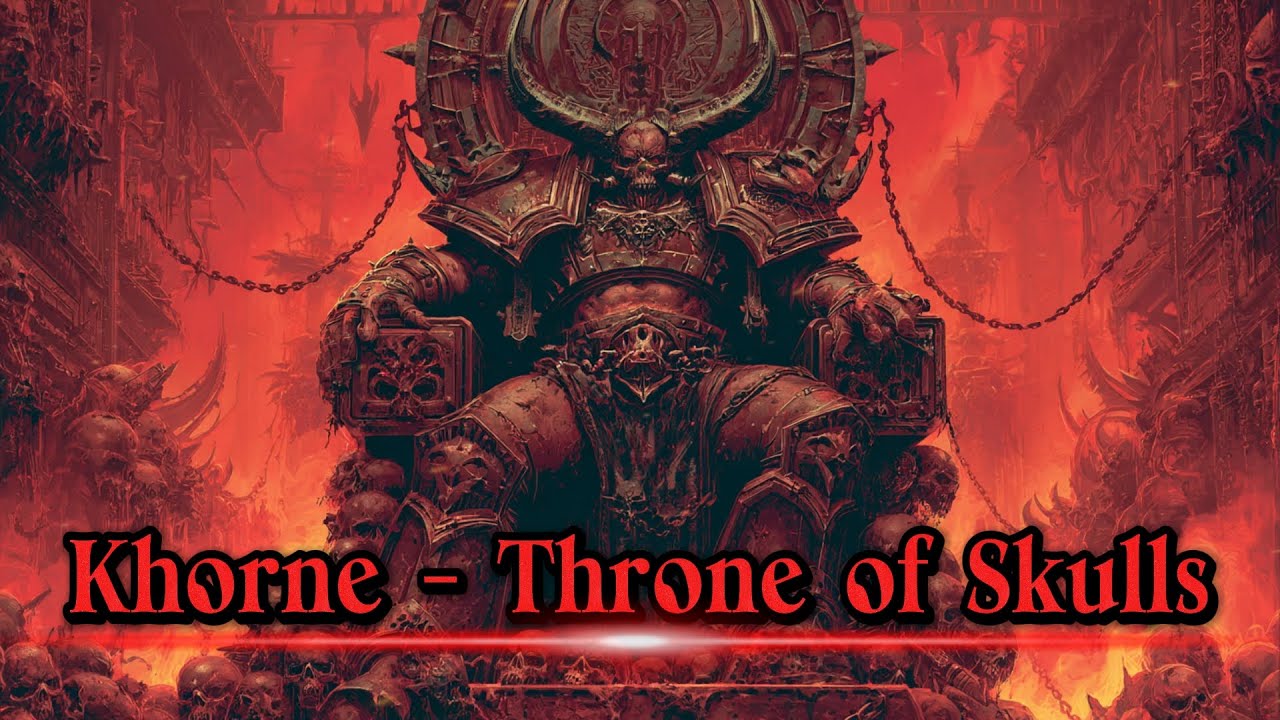 Khorne, The Blood God - Throne of Skulls | Warhammer 40k Death Metal Song