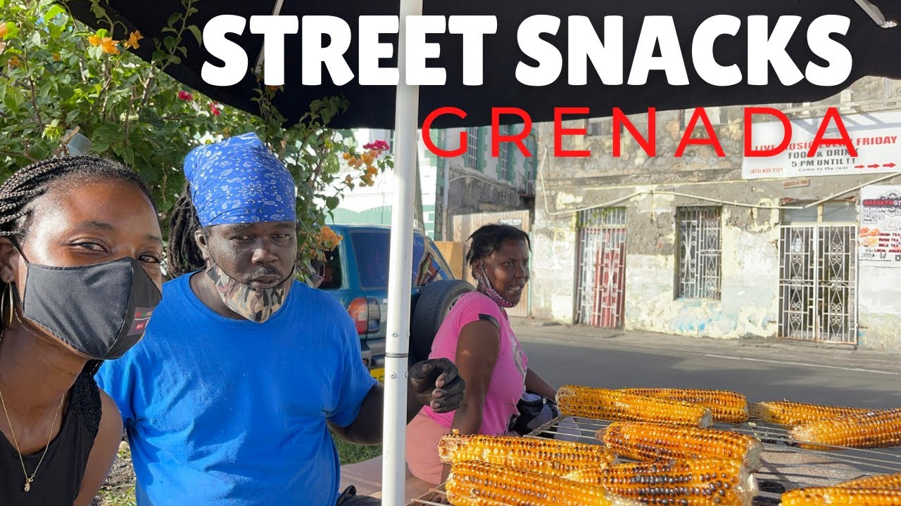 MUST EAT STREET SNACKS IN GRENADA | Exploring Grenada by MOUTH | 
