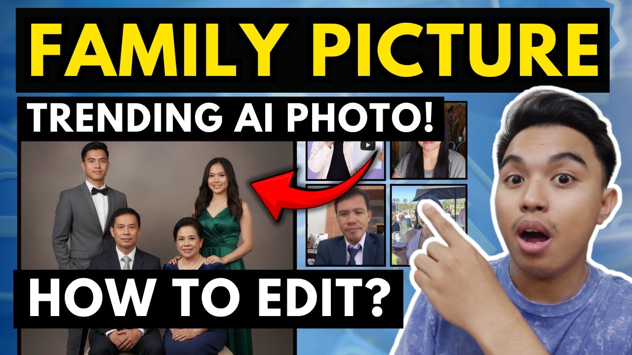 HOW TO EDIT FAMILY PICTURE USING GOOGLE GEMINI AI? FAMILY PICTURE  EDIT REALISTIC FULL TUTORIAL