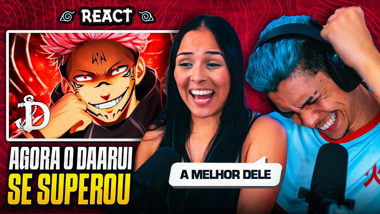 DAARUI: O Rei (Sukuna) | [Casal Jounin React] 🔥