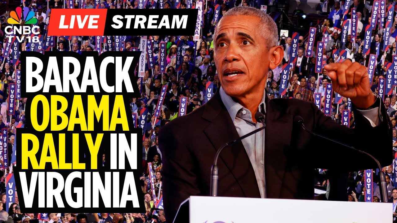 Barack Obama LIVE: Former US President Rallies For Spanberger | Virginia Polls | Spanberger | N18G