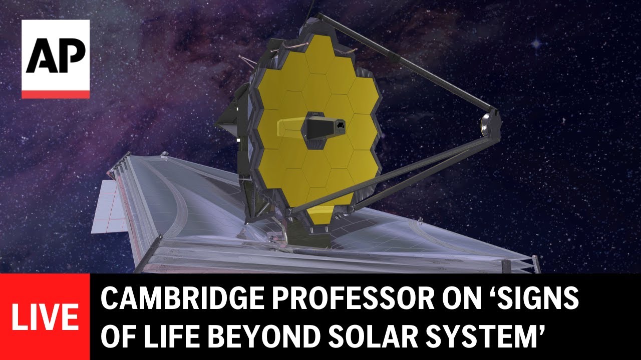 LIVE: Cambridge professor delivers remarks on 'evidence of life beyond our solar system'