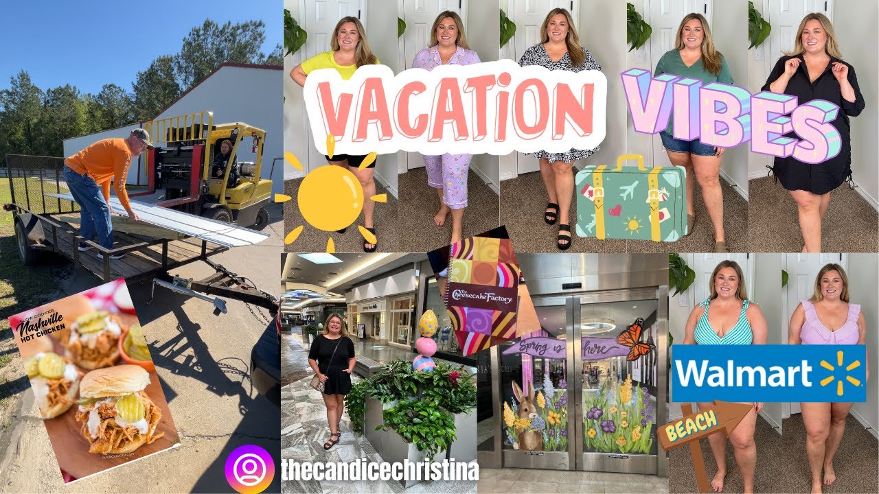 WALMART VACAY STAPLES, NOLA W/ CANDICE + FINISHING THE CABANA! | VLOG #211