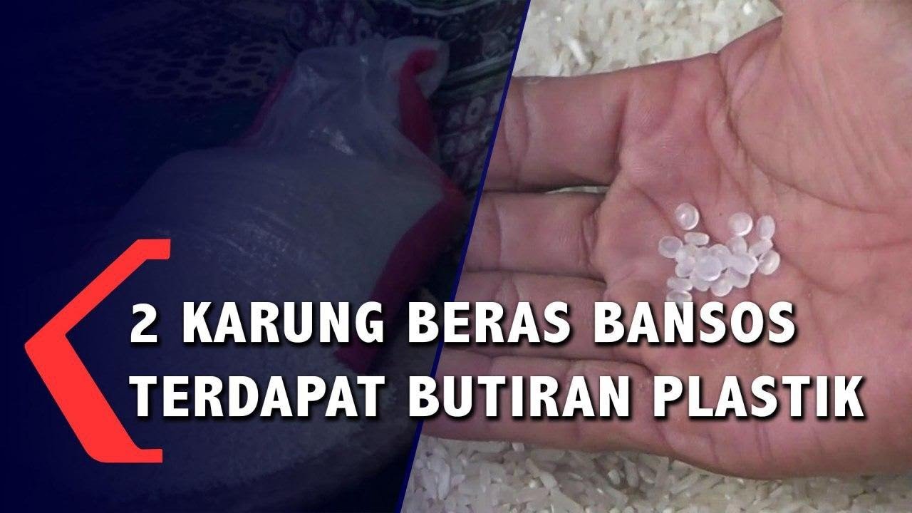 Benarkah Ada Butiran Plastik di Beras Bansos?