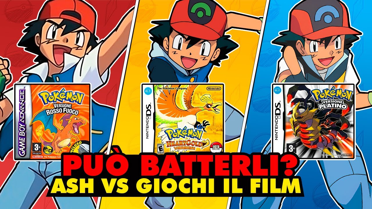 Può ASH KETCHUM BATTERE TUTTI i GIOCHI POKÉMON? - IL FILM (Parte 1)