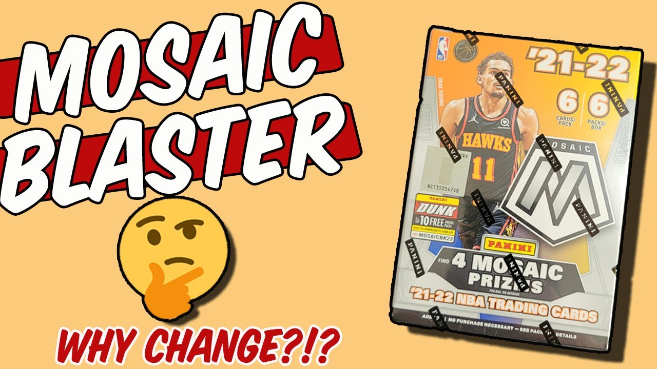 First Look: Brand New 2021-22 Mosaic Basketball Blaster Box!!! Why Change it from Football?