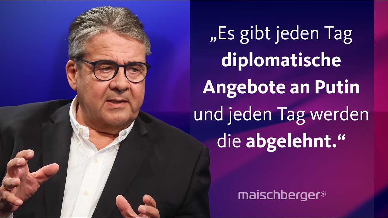 Sigmar Gabriel über außenpolitische Herausforderungen und Neuausrichtung der SPD | maischberger