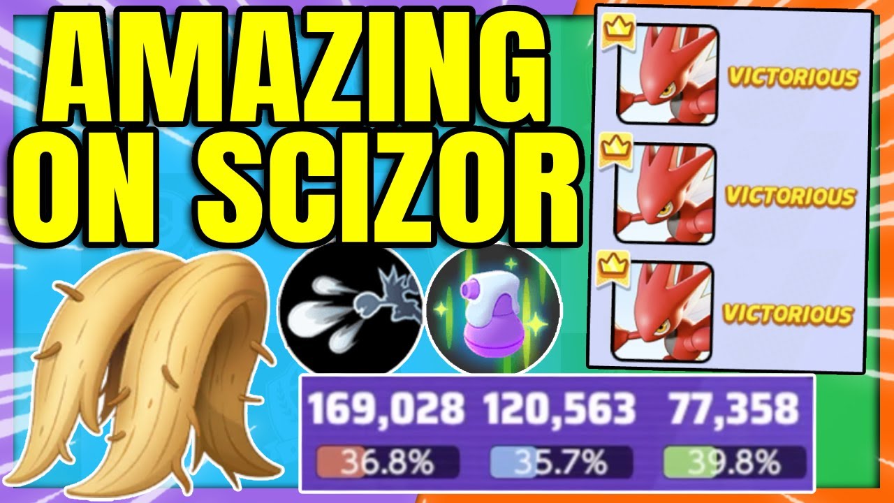 ENDLESS FIGHTING the New Item BIG ROOT is Amazing on SCIZOR | Pokemon Unite