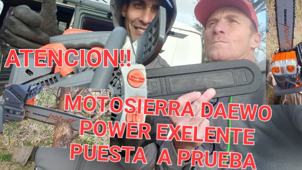 Motosierra Daewo Power, todo lo que queres saber de ella, antes de comprarla,.