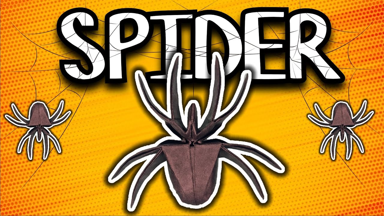 Origami Spider | How To Make A Paper Spider | World of Origami |