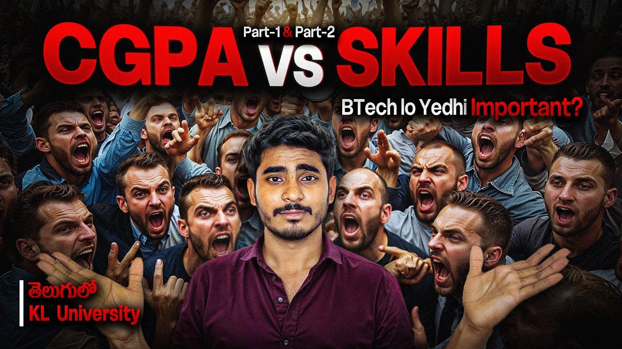 Biggest Mistake in BTech Life 😱 | CGPA vs Skills Truth! || @LaughsWithRamesh || KL University 