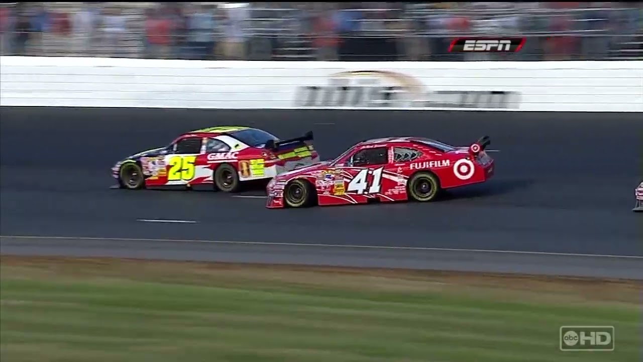 NASCAR all crashes 2007 Sylvania 300