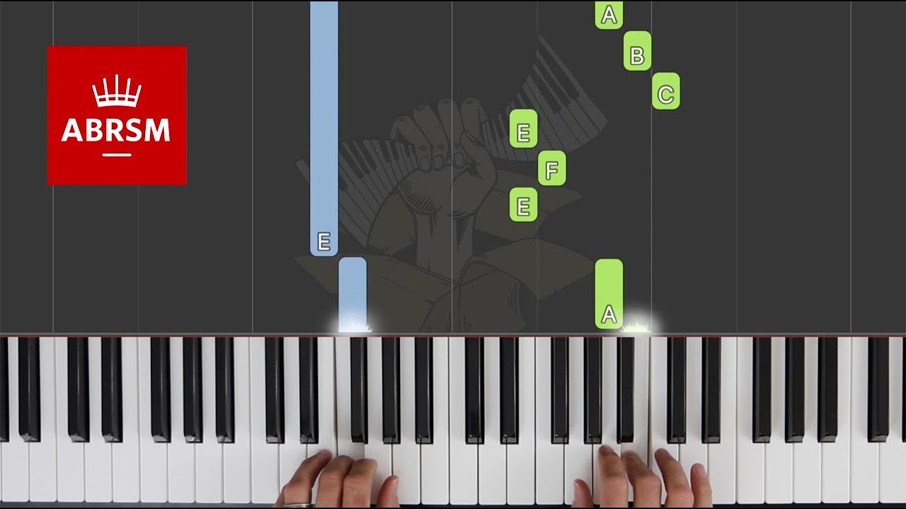 The Detective / ABRSM Piano Grade 1 2021 & 2022, C:3 / Synthesia Piano tutorial