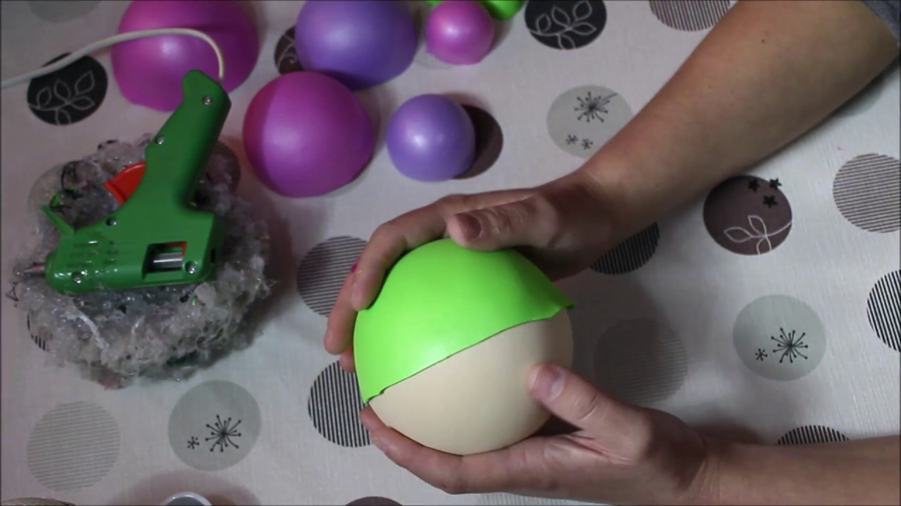 ✂️⚪DIY Termoformado de Bolas de Unicel para cabezas de Fofuchas☺️