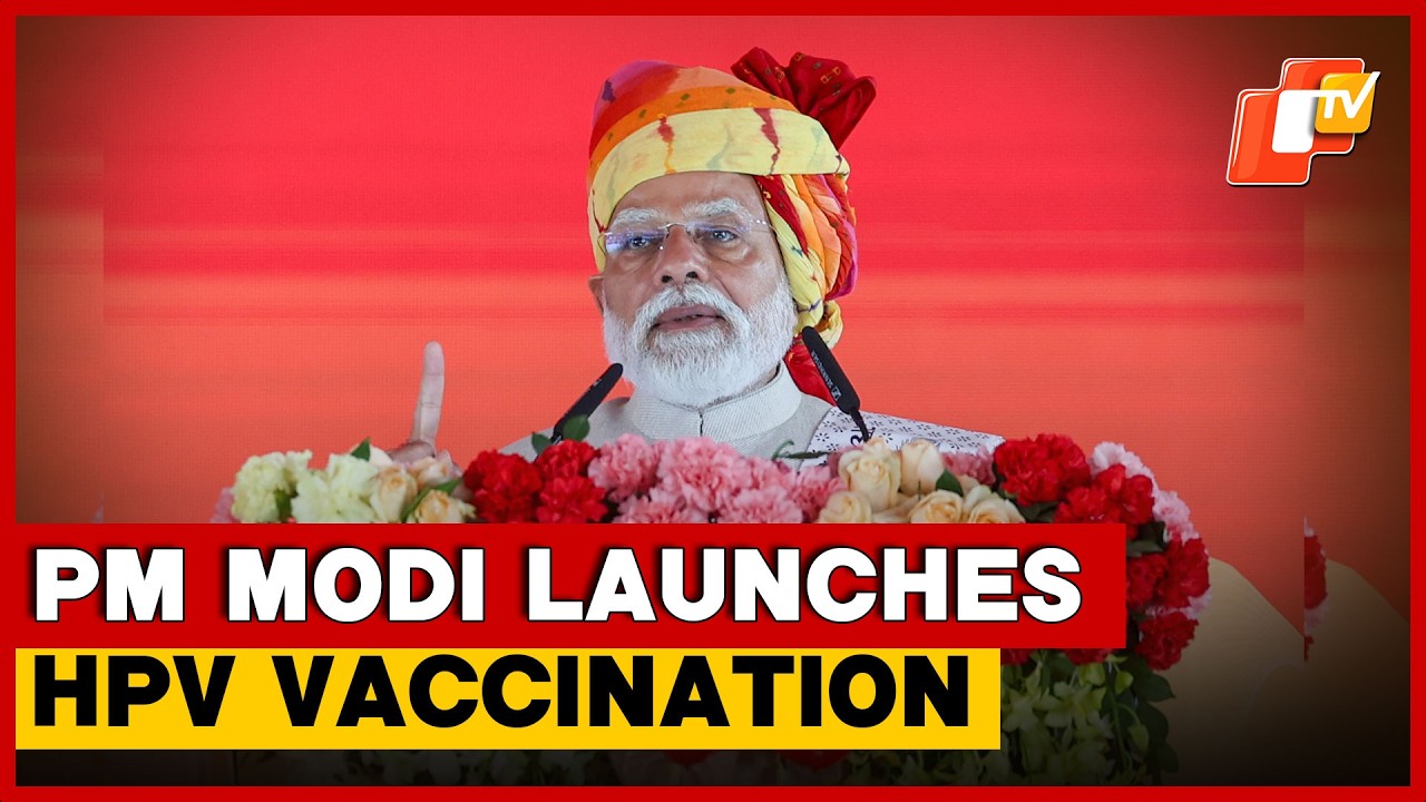PM Modi Launches Nationwide HPV Vaccination Programme