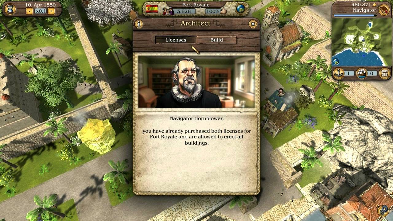 Port Royale 3: Pirates & Merchants Video Tutorial No. 3 - Economy & Politics
