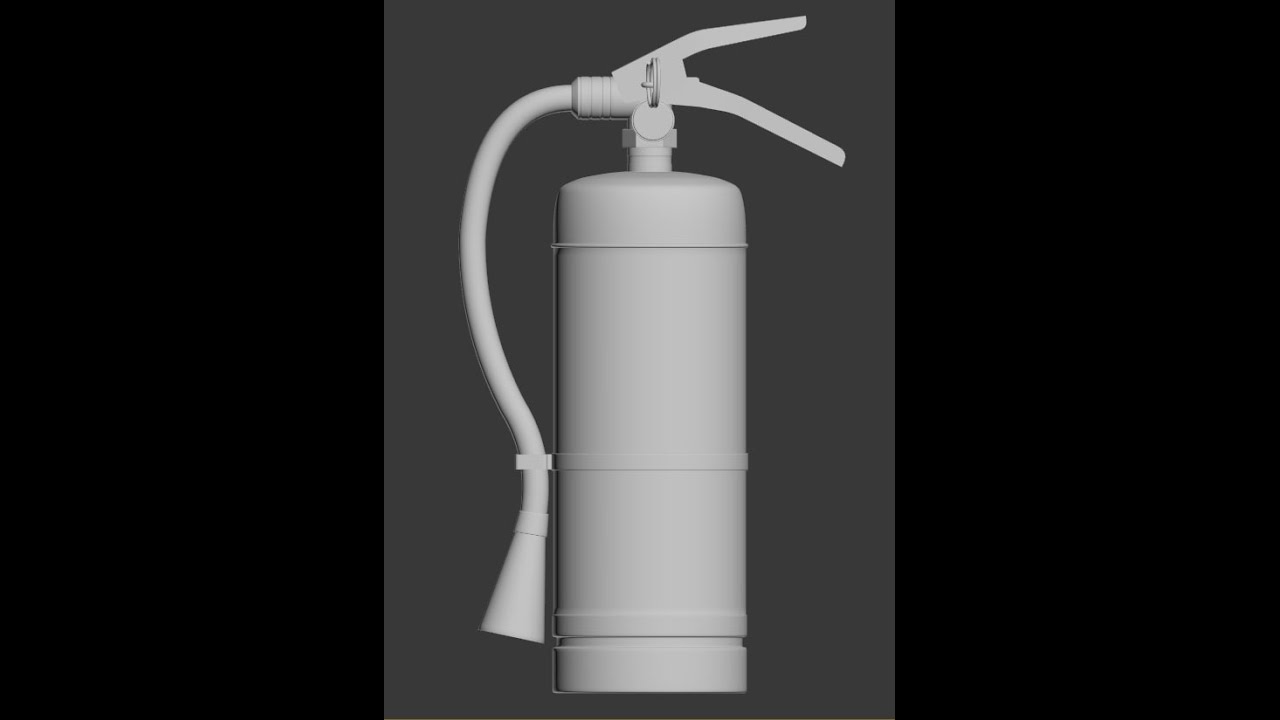 Modeling  fire extinguisher  3ds max tutorial part  1