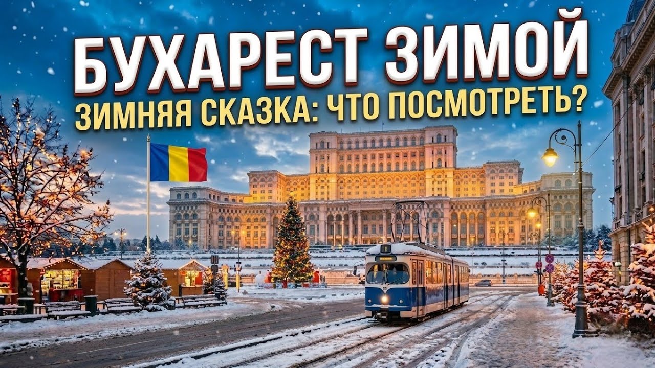 Прогулка по зимнему Бухаресту: Что посмотреть в Румынии? 🇷🇴