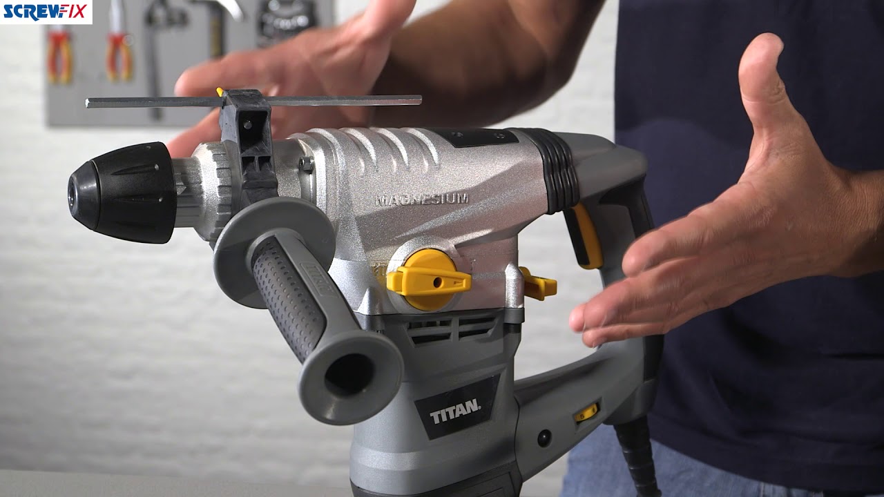 Titan Corded SDS Plus Drill | Screwfix