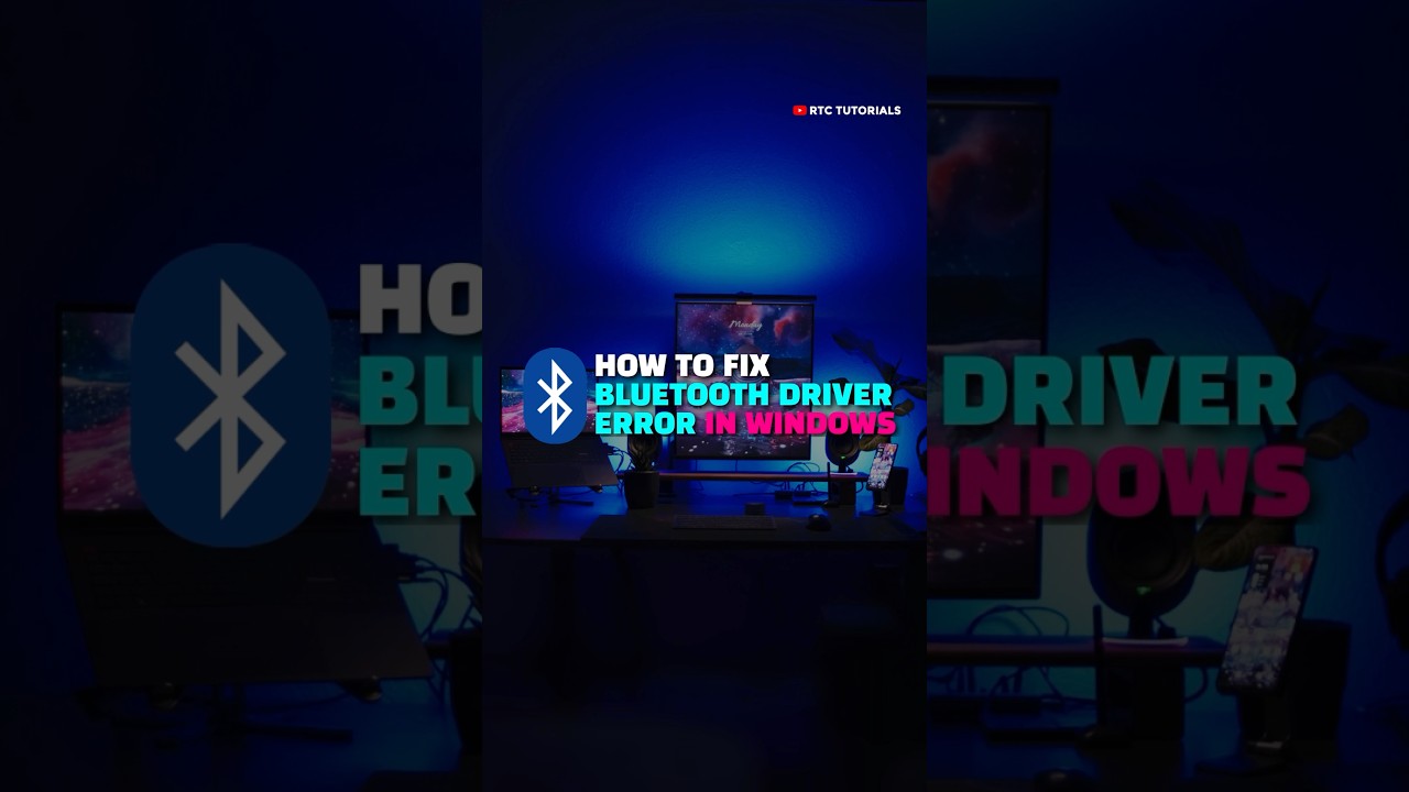 How to Fix Bluetooth Driver Error on Windows PC #bluetooth