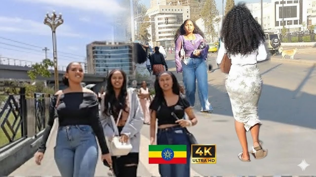 Beautiful Girls on street of Addis Ababa, Ethiopia, Addis Ababa walking Tour 2026#ethiopia 