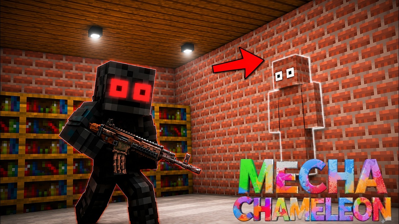 MONSTER SCHOOL VS MECHA CHAMELEON  MINECRAFT ANIMATION