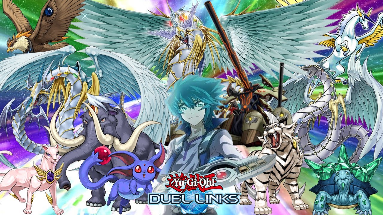 【遊戲王Duel Links】來吧十代！有了NO.81超弩級砲塔列車，我的彩虹龍不再怕超融合了！約翰的寶玉獸牌組，兩隻彩虹龍代表那隻被保護的究極寶玉神要來了[Yu-Gi-Oh! Duel Links]