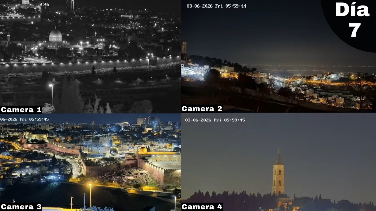 🔴 Cámara en Vivo - Irán, Jerusalén y Dubai, Tel Aviv, Beirut || Fuerte Ataque - Guerra EE.UU, Israel