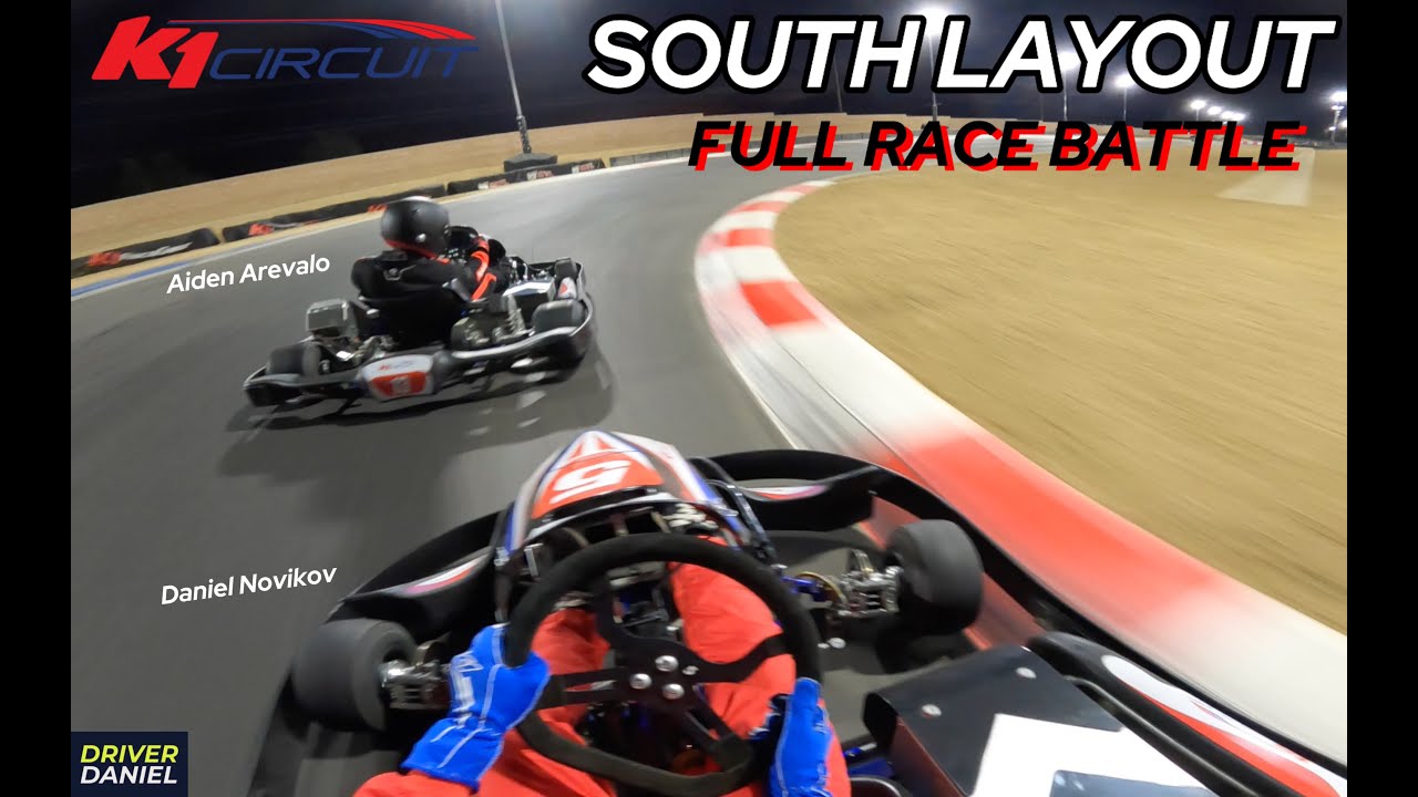 K1 Circuit SOUTH LAYOUT! Insane Top Speed | Full Race With Aiden