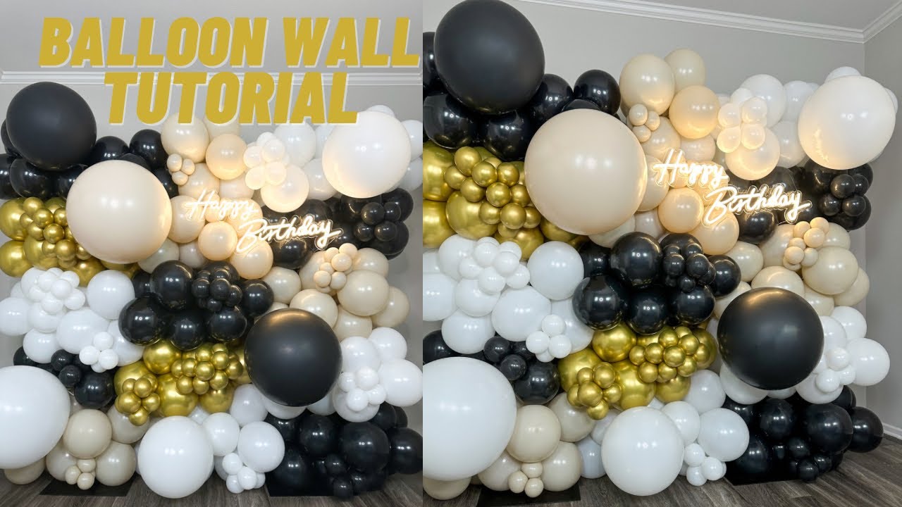 HOW TO MAKE A ORGANIC BALLOON WALL | STEP BY STEP TUTORIAL | ANA LUISA JEWELRY