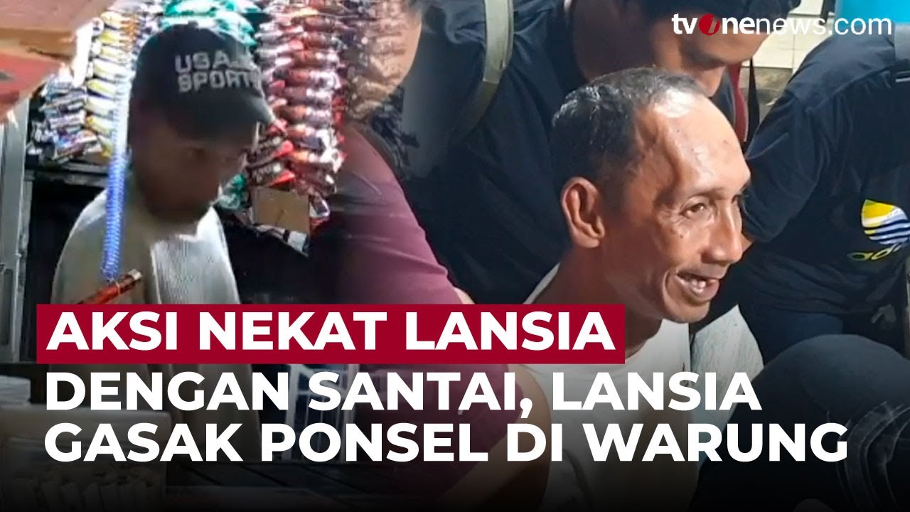 Butuh Bayar Kontrakan, Lansia Nekat Gasak Ponsel di Warung Klontong Tanah Abang | OneNews Update