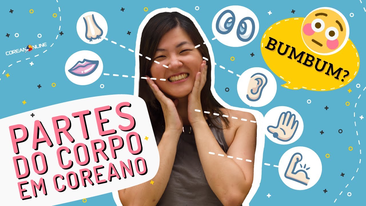 Cabeça, ombro, joelho e pés em coreano? Aula com a professora Aileen sobre as partes do corpo!