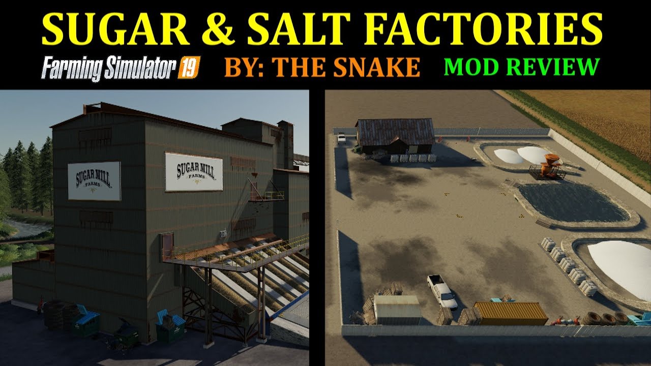 Sugar and Salt Factories Farming Simulator 19 