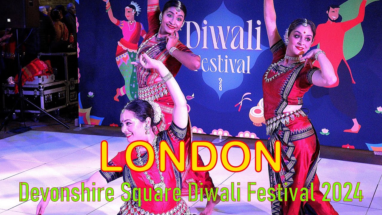 London Devonshire Square Diwali Festival 2024 in the Square Mile - #Odissi