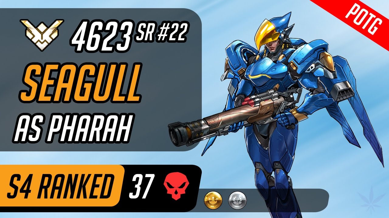 Seagull as Pharah & Genji in Eichenwalde [Season 4 - Grand Master - 37 eliminations-4623 SR-Rank 22]