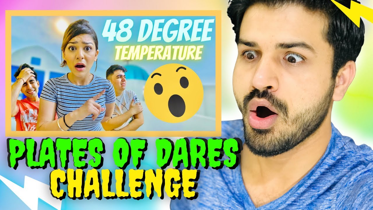 Pakistani React on Rimorav Vlogs PLATES OF DARES CHALLENGE PART 2 BROTHER & SISTER Reaction Vlogger