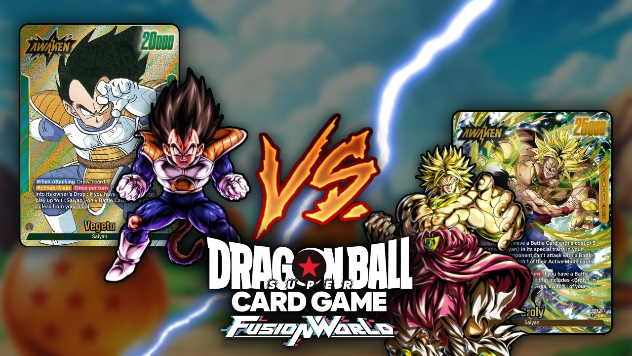 HE WONT LET ME ATTACK!! Vegeta(G) VS Broly(Y) ||  DBSFW FB-08 Round 1 Locals