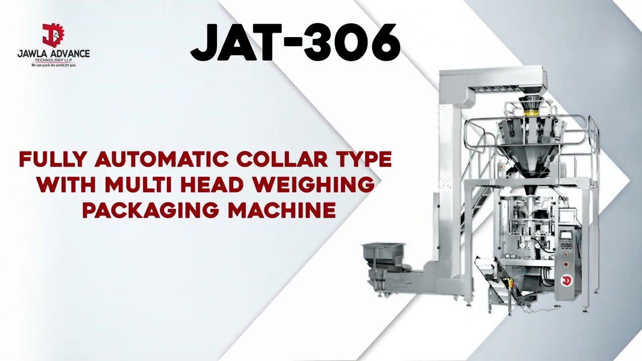 JAT-306 | Fully Automatic Collar Type Multi Head Weighing Packing Machine