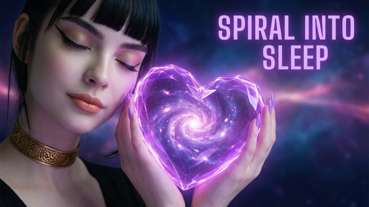 4K Neon Heart Tunnel Screensaver 💜✨ | 1 Hour Brown noise