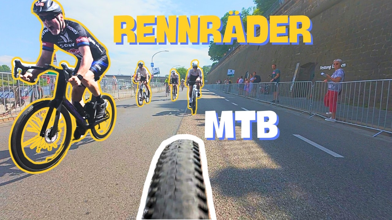 RENNRÄDER jagen mit dem MTB @Velorace Dresden #ballern