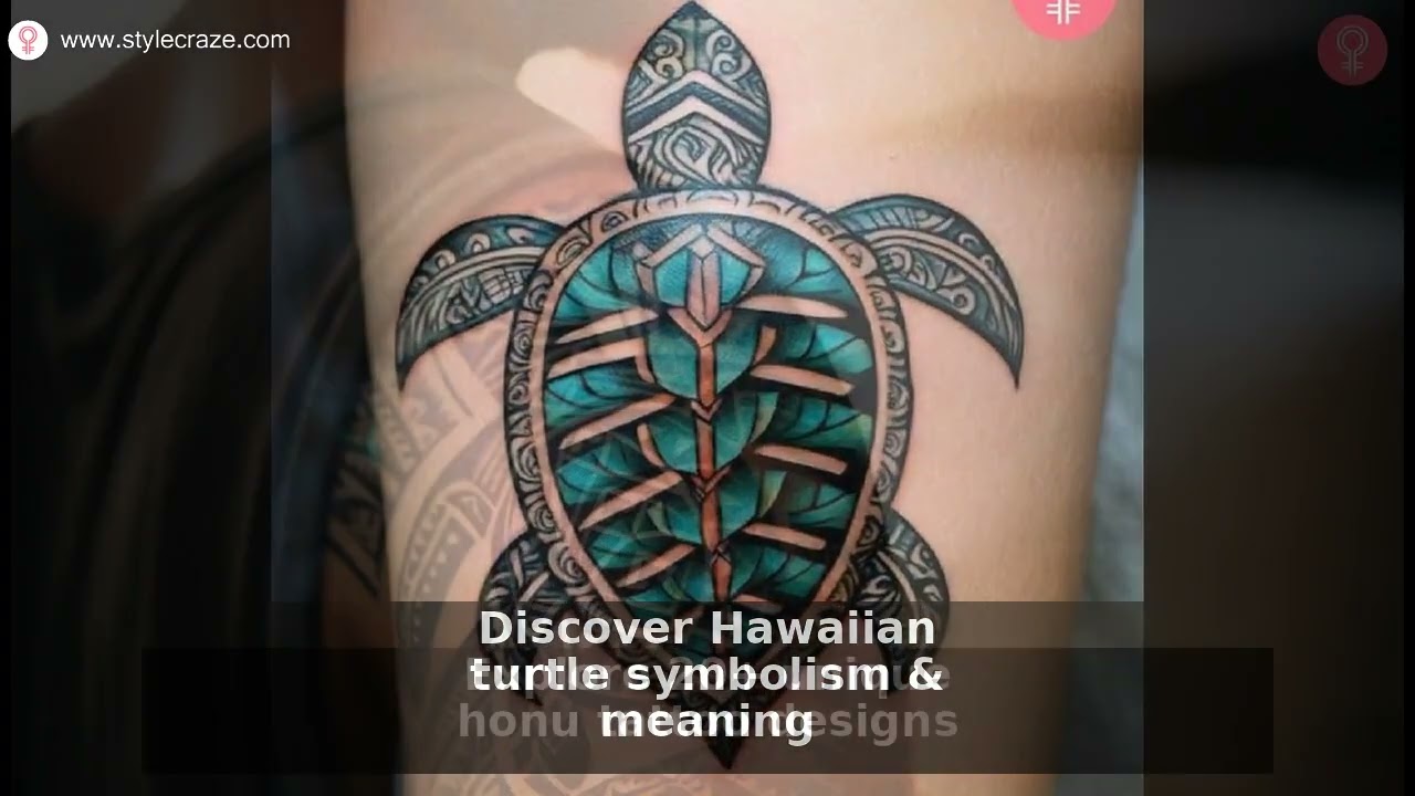 Hawaiian Turtle Tattoo: Top 20 Honu Designs & Meanings