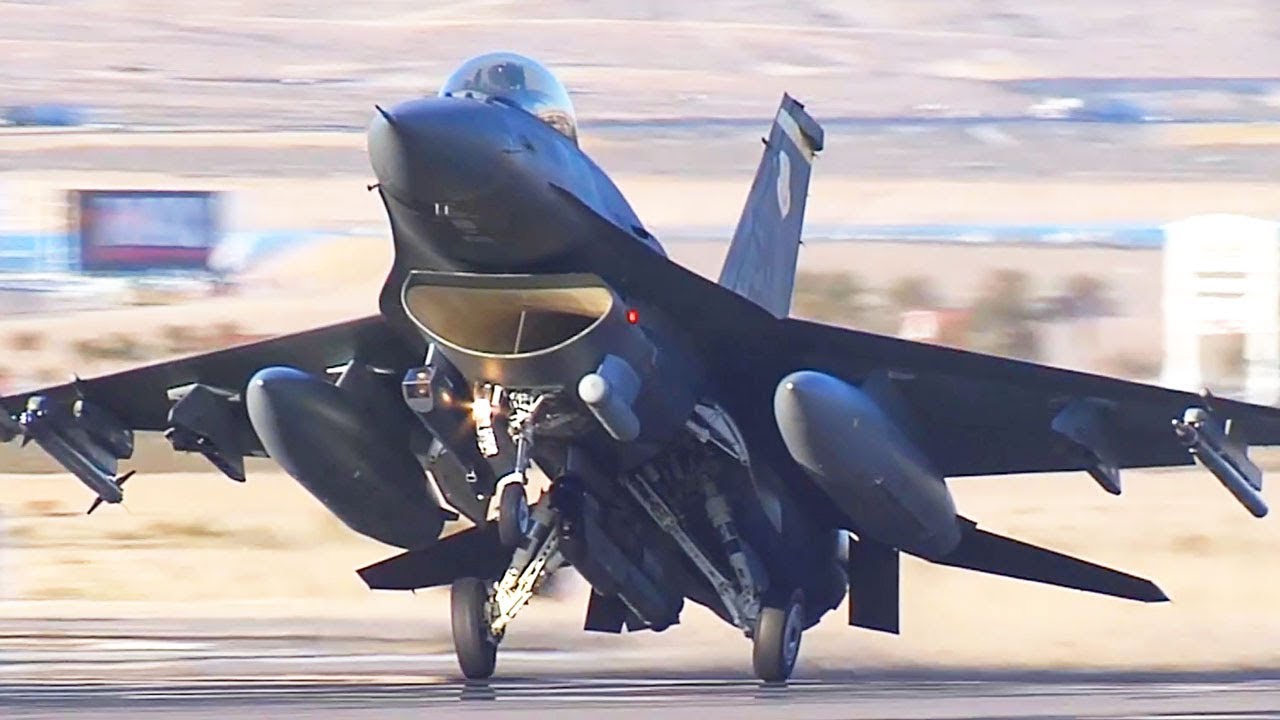 U.S. Warns Saudi Arabia & Iran by Sending F16 Fighter Jets to Saudi Airbase
