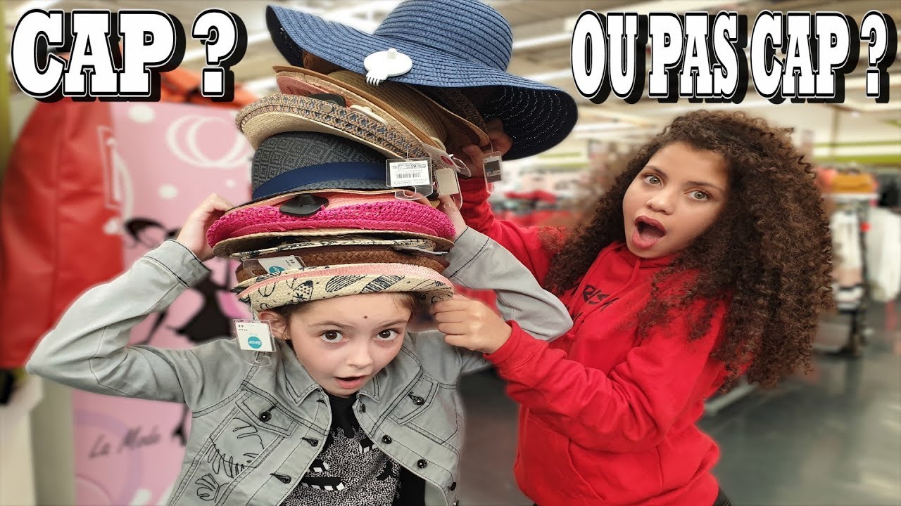 CHALLENGE CAP OU PAS CAP DANS UN MAGASIN !! SOYONS FOUS !!