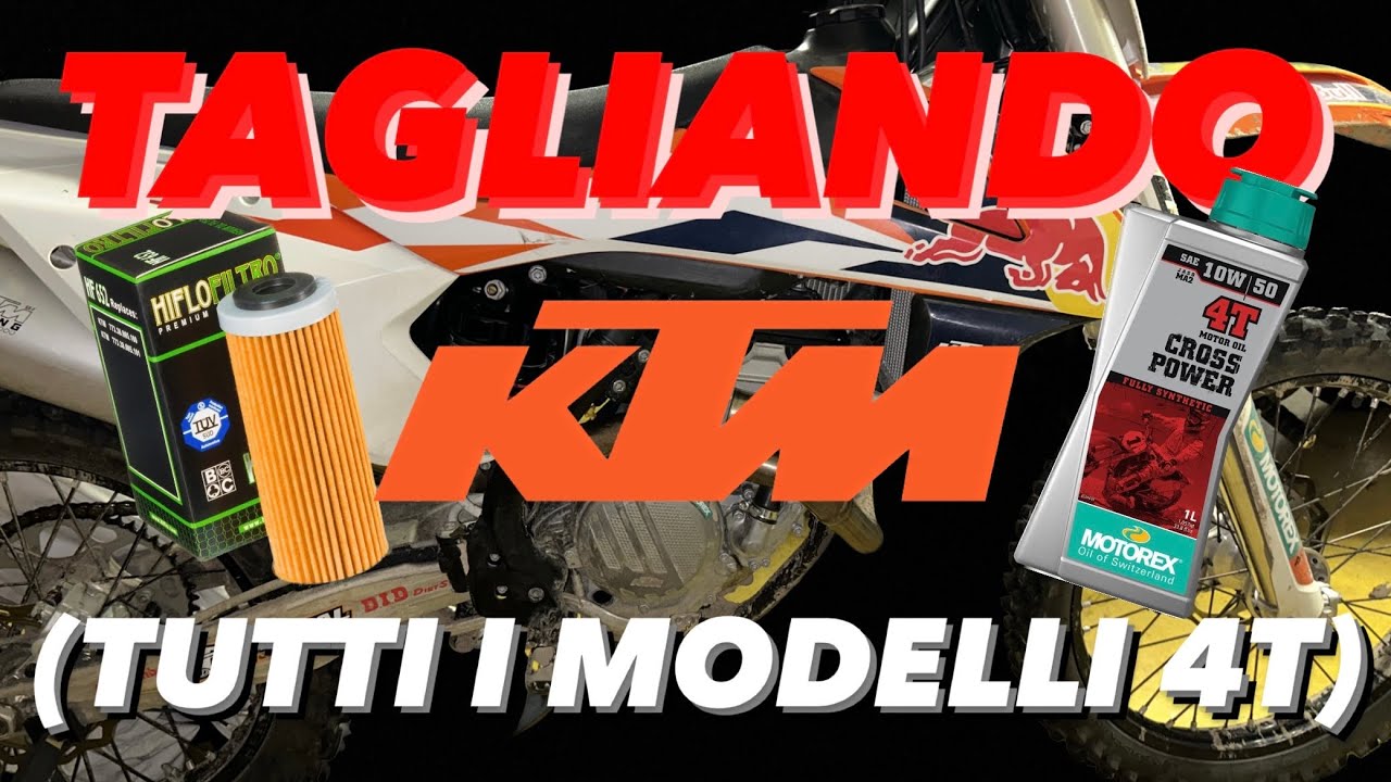 COME FARE IL TAGLIANDO AL KTM 4T [250-350-450] 🛠️