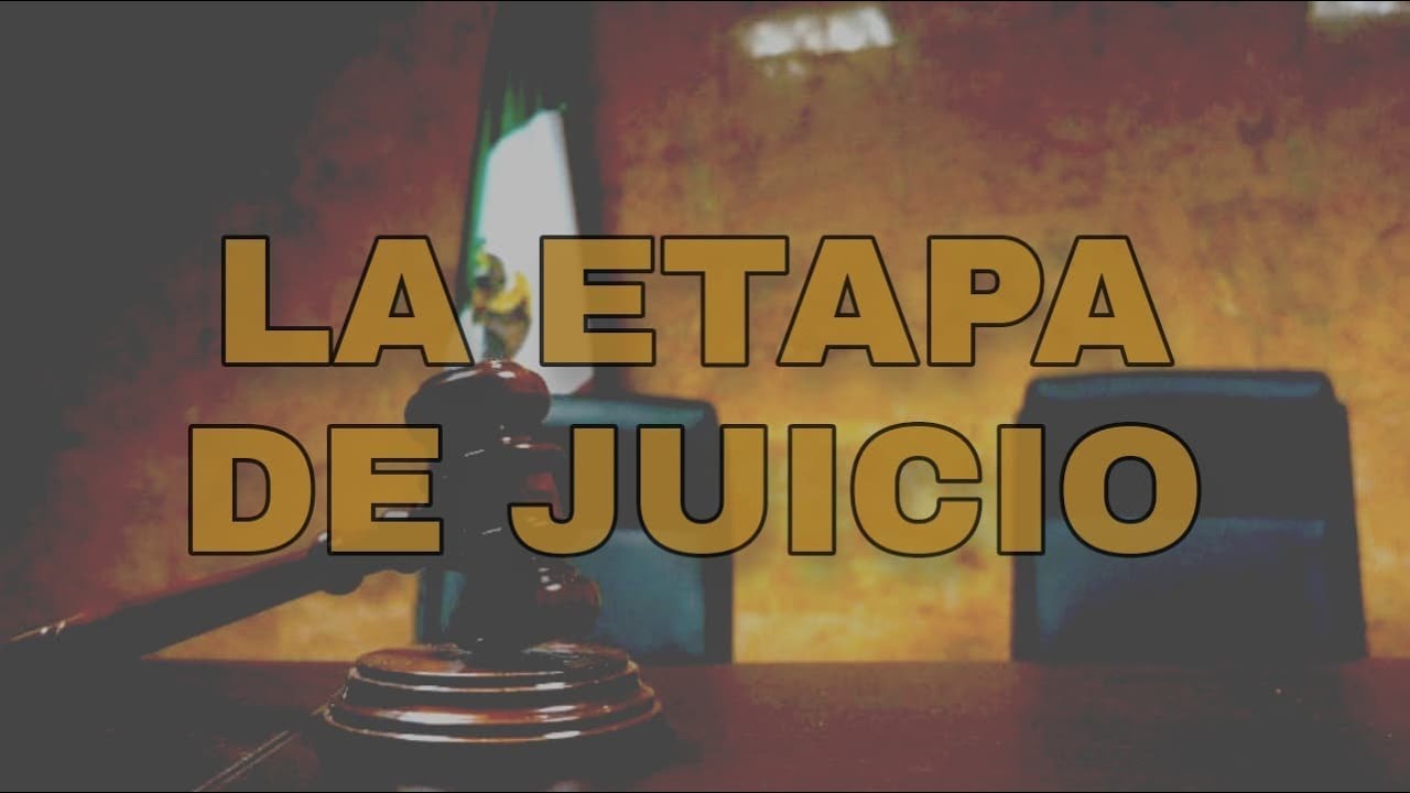 LA ETAPA DE JUICIO | SISTEMA PENAL ACUSATORIO
