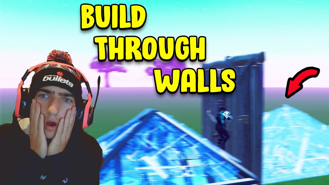 How To Build Through Walls in FORTNITE (NEW EXPLOIT)