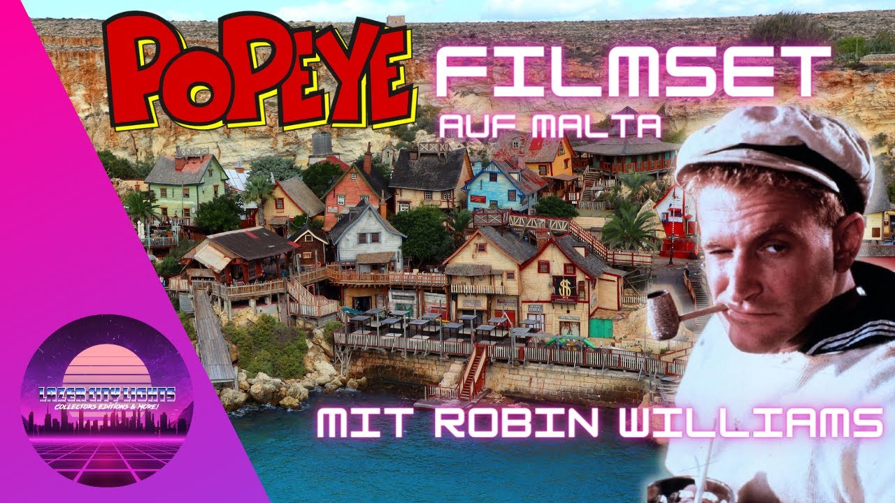 POPEYE VILLAGE - Kulissenstadt des  Robin Williams Film - Ein buntes Spektakel auf Malta